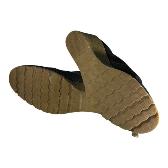 Sperry Stella Prow Black Suede Ankle Bootie, Women 9 M Wedge Heel Leather - Picture 8 of 8